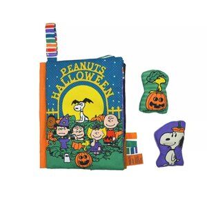Peanuts Halloween Baby Deluxe Soft Book Activity Crinkle Bright Colors Strollers